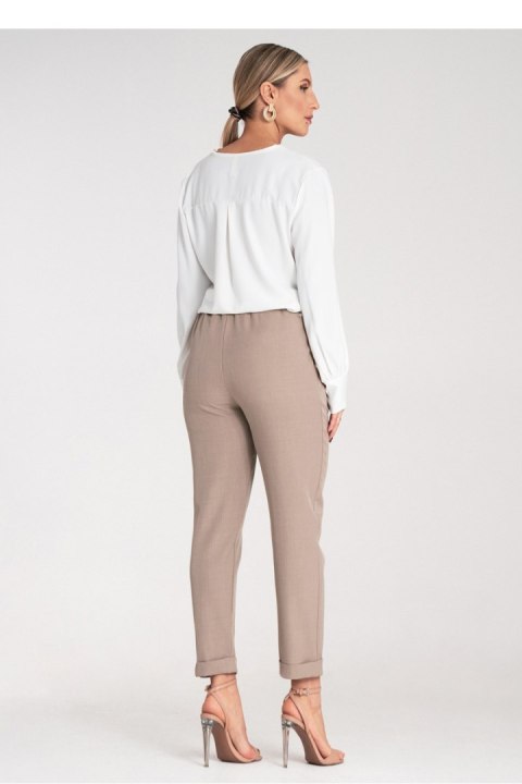 Spodnie Damskie Model M1161 Beige - Figl Spodnie Damskie Model M1161 Beige - Figl