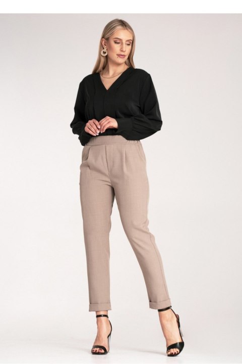 Spodnie Damskie Model M1161 Beige - Figl Spodnie Damskie Model M1161 Beige - Figl