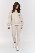Komplet damski Model A1 Light Beige - Makadamia