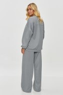 Komplet damski Model M856 Grey Melange - Makadamia