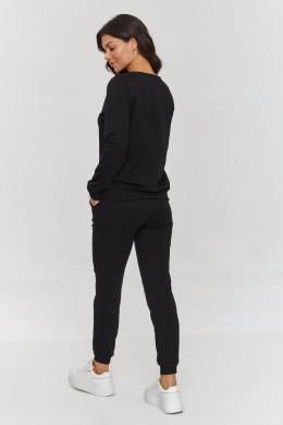 Komplet damski Model M868 Black - Makadamia