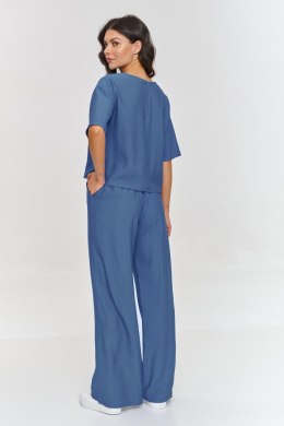 Komplet damski Model M881 Blue Jeans - Makadamia