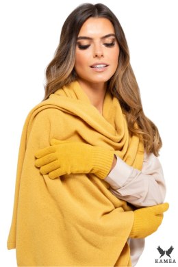 SZALIK*01 damski zimowy kolor musztardowy - Kamea