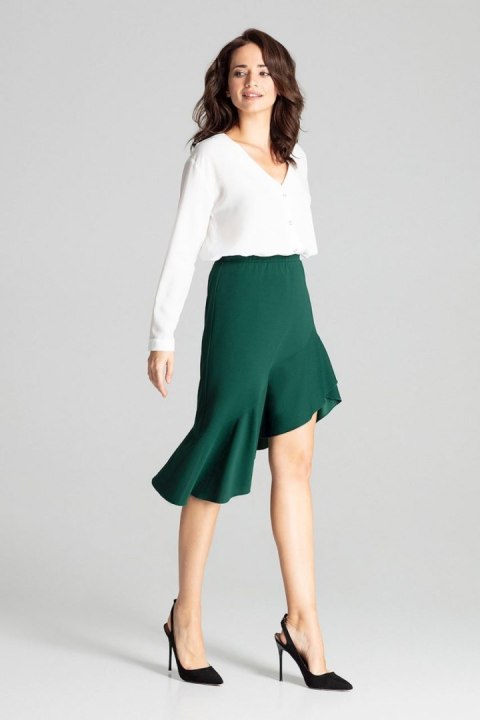 Spódnica Model L065 Green - Lenitif Spódnica Model L065 Green - Lenitif