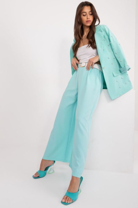 Spodnie Damskie Model DHJ-SP-5583.88 Mint - Italy Moda Spodnie Damskie Model DHJ-SP-5583.88 Mint - Italy Moda