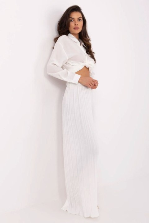 Spodnie Damskie Model MI-SP-A2432.71 White - Italy Moda Spodnie Damskie Model MI-SP-A2432.71 White - Italy Moda