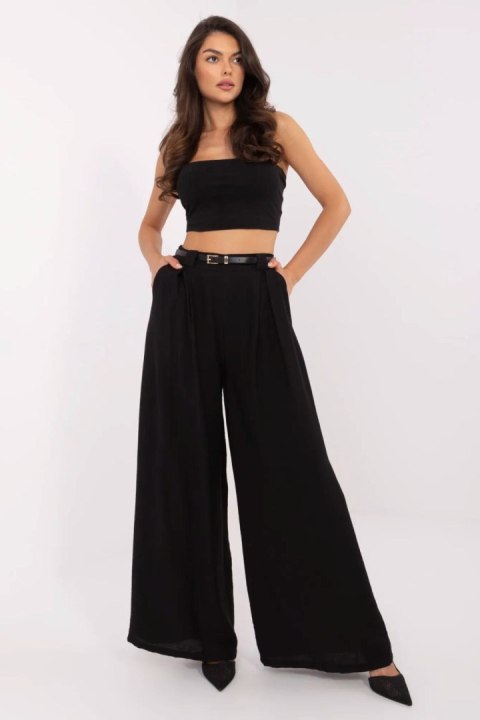 Spodnie Damskie Model MI-SP-A2476.95 Black - Italy Moda Spodnie Damskie Model MI-SP-A2476.95 Black - Italy Moda