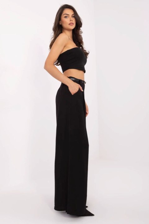 Spodnie Damskie Model MI-SP-A2476.95 Black - Italy Moda Spodnie Damskie Model MI-SP-A2476.95 Black - Italy Moda