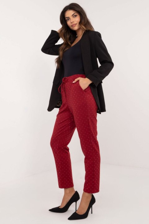 Spodnie Dresowe Model DHJ-SP-A7690.01P Bordo - Italy Moda Spodnie Dresowe Model DHJ-SP-A7690.01P Bordo - Italy Moda