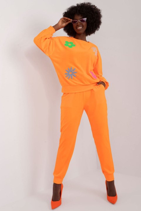 Komplet damski Model DHJ-KMPL-8655.05 Fluo Orange - Italy Moda Komplet damski Model DHJ-KMPL-8655.05 Fluo Orange - Italy Moda