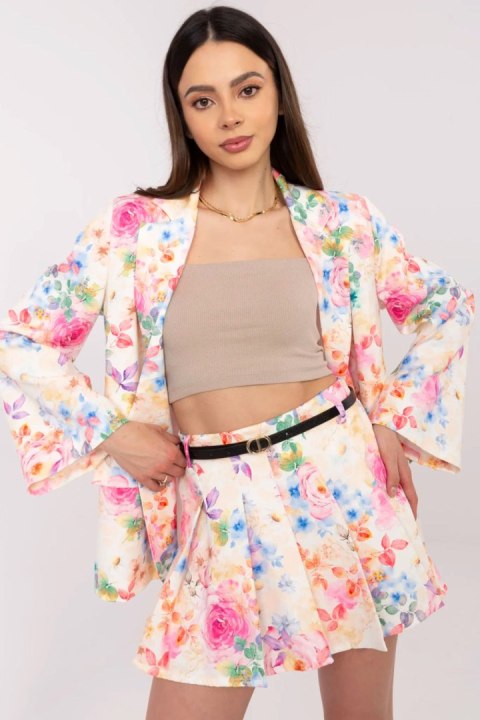 Komplet damski Model DHJ-KMPL-A9061-1.70P Ecru - Italy Moda Komplet damski Model DHJ-KMPL-A9061-1.70P Ecru - Italy Moda