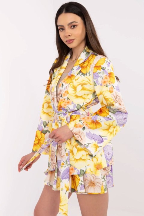 Komplet damski Model DHJ-KMPL-A9061.67 Yellow - Italy Moda Komplet damski Model DHJ-KMPL-A9061.67 Yellow - Italy Moda