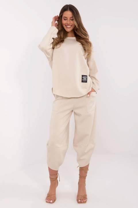 Komplet damski Model MI-KMPL-M56491.09 Beige - Italy Moda Komplet damski Model MI-KMPL-M56491.09 Beige - Italy Moda