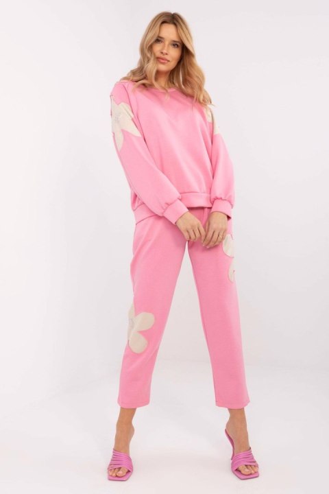 Komplet damski Model MI-KMPL-M6122.60 Pink - Italy Moda Komplet damski Model MI-KMPL-M6122.60 Pink - Italy Moda