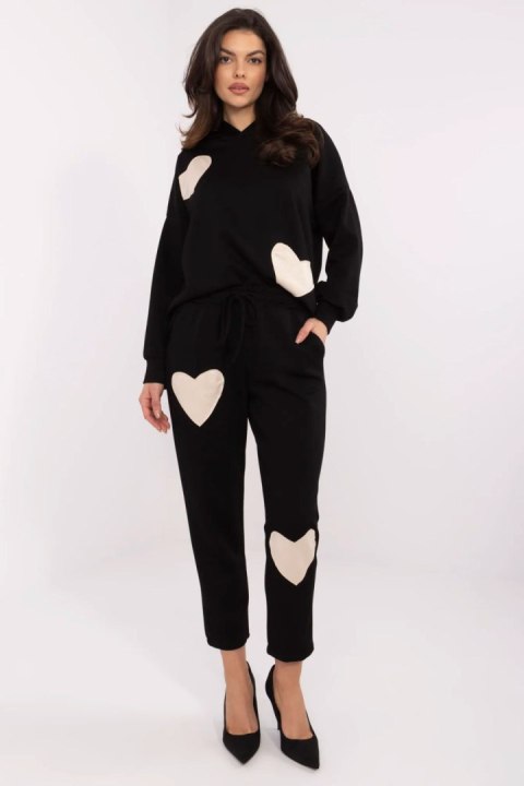 Komplet damski Model MI-KMPL-M61431.68P Black - Italy Moda Komplet damski Model MI-KMPL-M61431.68P Black - Italy Moda