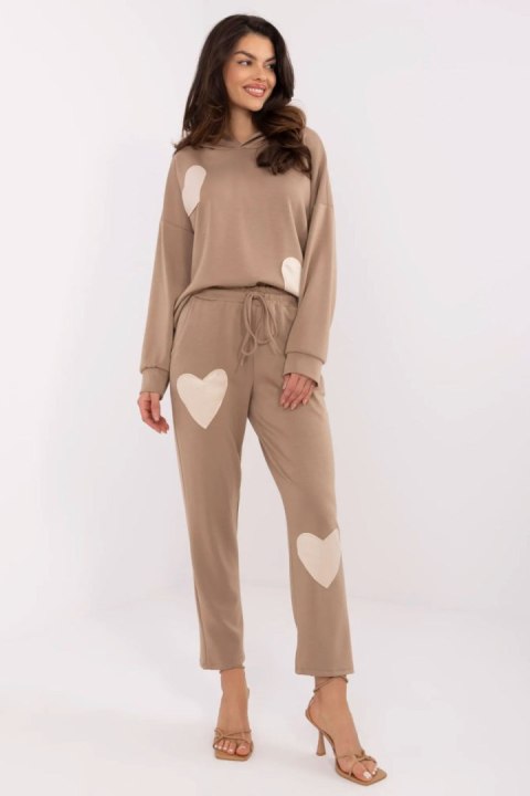 Komplet damski Model MI-KMPL-M61431.68P Dark Beige - Italy Moda
