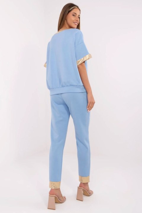 Komplet damski Model MI-KMPL-M61941.96 Blue - Italy Moda Komplet damski Model MI-KMPL-M61941.96 Blue - Italy Moda