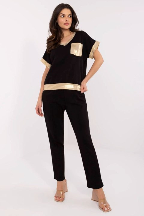 Komplet damski Model MI-KMPL-M6196.28 Black - Italy Moda Komplet damski Model MI-KMPL-M6196.28 Black - Italy Moda