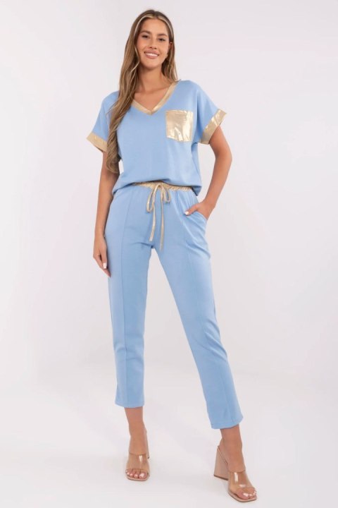 Komplet damski Model MI-KMPL-M6196.28 Blue - Italy Moda Komplet damski Model MI-KMPL-M6196.28 Blue - Italy Moda