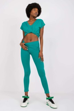 Legginsy damskie Model AP-LG-A-002 Dark Green - BFG