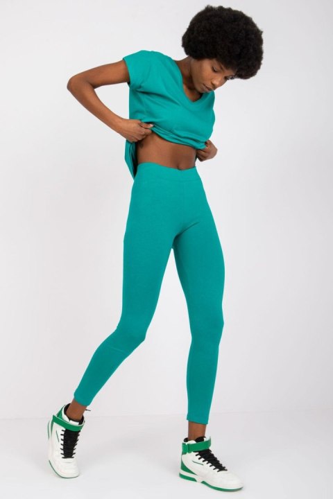 Legginsy damskie Model AP-LG-A-002 Dark Green - BFG Legginsy damskie Model AP-LG-A-002 Dark Green - BFG