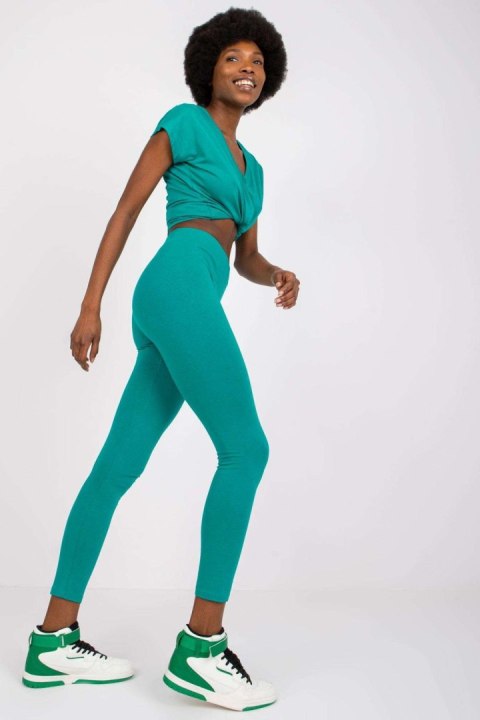 Legginsy damskie Model AP-LG-A-002 Dark Green - BFG Legginsy damskie Model AP-LG-A-002 Dark Green - BFG