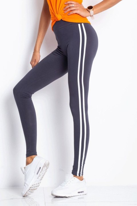 Legginsy damskie Model RV-LG-4954.12 Grafit - BFG Legginsy damskie Model RV-LG-4954.12 Grafit - BFG