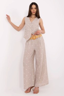 Komplet damski Model DHJ-KMPL-20882.66 Dark Beige - Italy Moda
