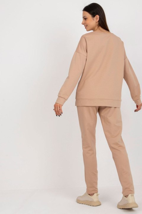 Komplet damski Model LK-KMPL-509315.06 Camel - Lakerta Komplet damski Model LK-KMPL-509315.06 Camel - Lakerta