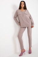 Komplet damski Model LK-KMPL-509315.06 Dark Beige - Lakerta