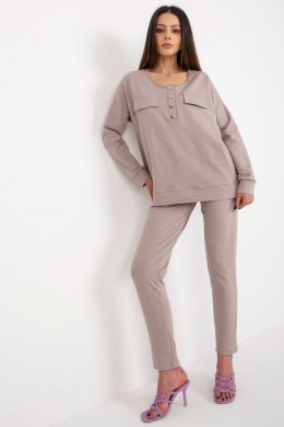 Komplet damski Model LK-KMPL-509315.06 Dark Beige - Lakerta