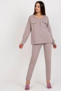 Komplet damski Model LK-KMPL-509315.06 Dark Beige - Lakerta