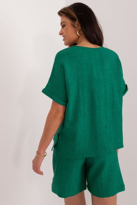 Komplet damski Model LK-KMPL-509713.03X Dark Green - Lakerta Komplet damski Model LK-KMPL-509713.03X Dark Green - Lakerta
