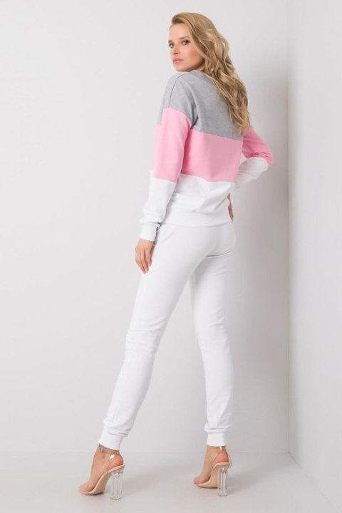 Komplet damski Model RV-KMPL-5971.05 Grey/Pink - Rue Paris Komplet damski Model RV-KMPL-5971.05 Grey/Pink - Rue Paris