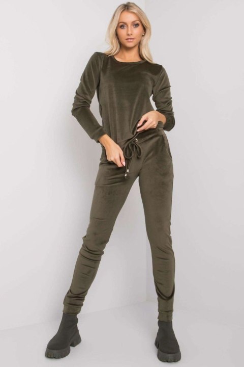 Komplet damski Model RV-KMPL-6083.05 Khaki - Rue Paris