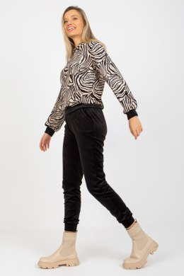 Komplet damski Model WN-KMPL-2410.01P Black/Beige - Rue Paris