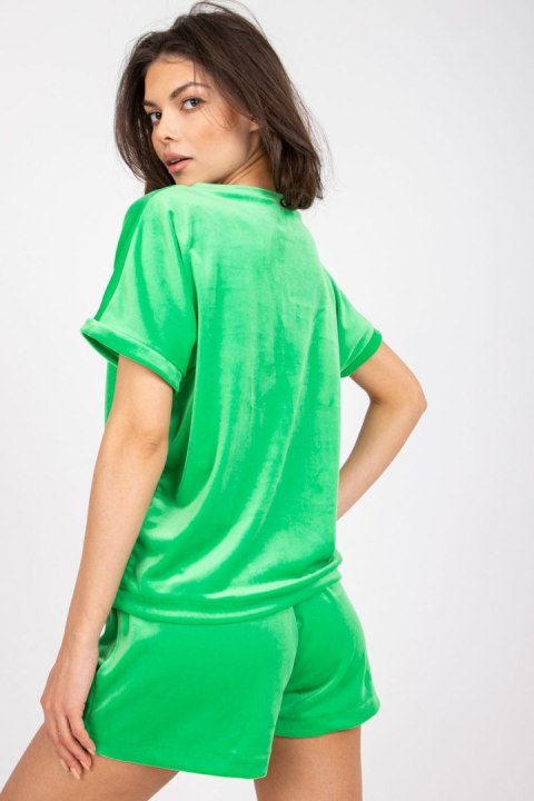 Komplet damski Model WN-KMPL-8116.03P Green - Rue Paris Komplet damski Model WN-KMPL-8116.03P Green - Rue Paris