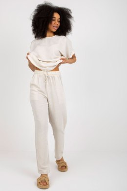 Komplet damski Model WN-KMPL-VE41/42.05 Light Beige - Rue Paris