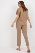 Komplet damski Model WN-KMPL-VE41/42.68P Dark Beige - Rue Paris
