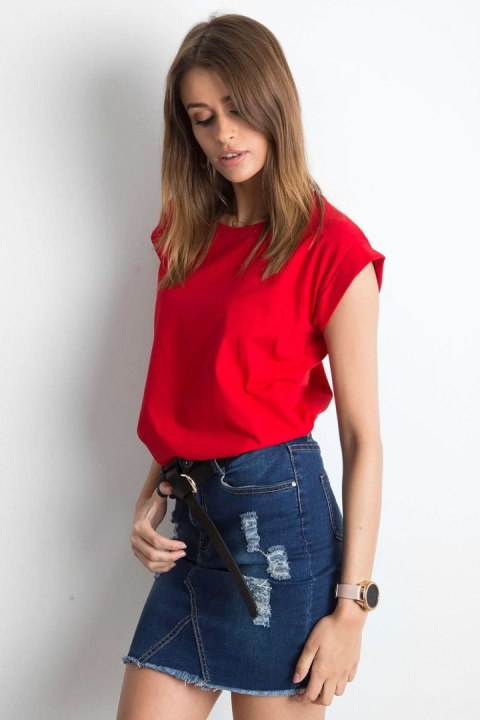 T-shirt Damski Model RV-TS-4833.01P Red - BFG T-shirt Damski Model RV-TS-4833.01P Red - BFG