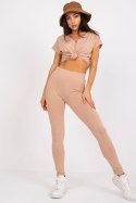 Legginsy damskie Model AP-LG-A-002 Camel - BFG