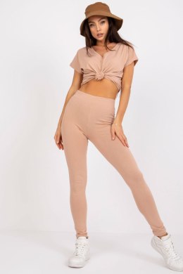 Legginsy damskie Model AP-LG-A-002 Camel - BFG