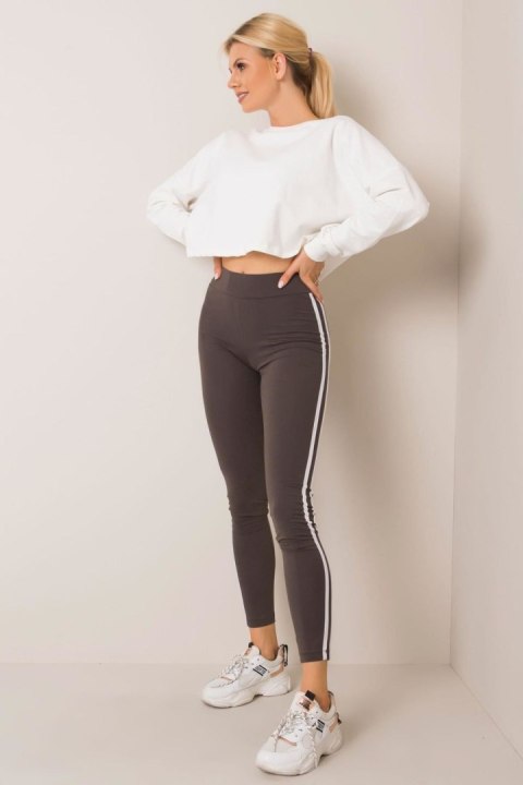 Legginsy Model RV-LG-4954.55 Dark Khaki - BFG Legginsy Model RV-LG-4954.55 Dark Khaki - BFG