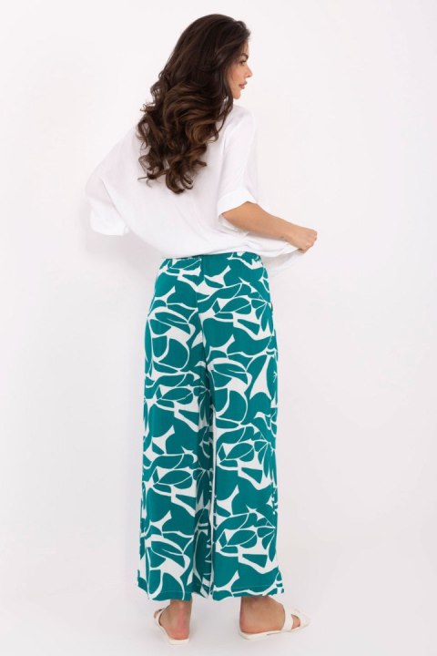 Spodnie Damskie Model D73771M62237F Dark Green - Sublevel Spodnie Damskie Model D73771M62237F Dark Green - Sublevel