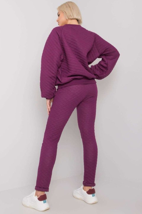 Komplet damski Model RV-KMPL-7448.28 Dark Violet - BFG Komplet damski Model RV-KMPL-7448.28 Dark Violet - BFG