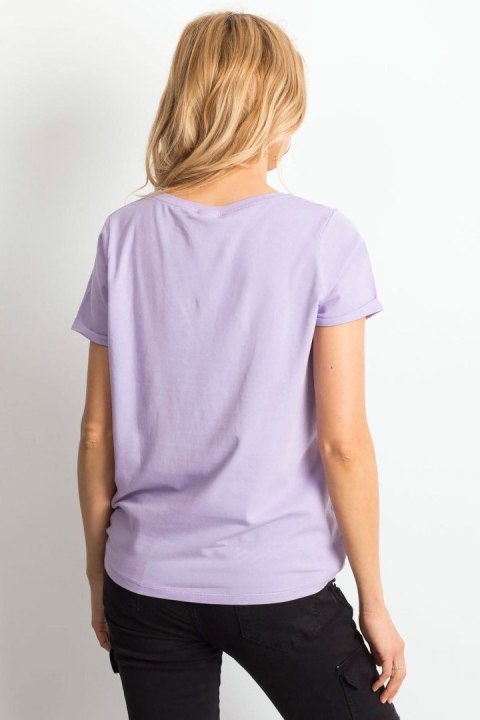 T-shirt Damski Model RV-TS-4838.55P Light Violet - BFG T-shirt Damski Model RV-TS-4838.55P Light Violet - BFG
