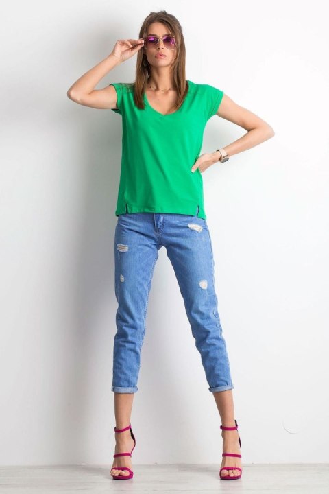 T-shirt Damski Model RV-TS-4839.12P Green - BFG T-shirt Damski Model RV-TS-4839.12P Green - BFG