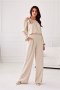 Spodnie damskie  Model Alaya BEZ SPD0032 Beige - Roco Fashion