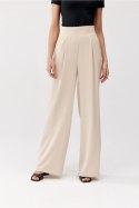 Spodnie damskie  Model Alaya BEZ SPD0032 Beige - Roco Fashion