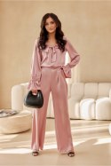 Spodnie damskie  Model Elsa ROZ SPD0034 Pink - Roco Fashion